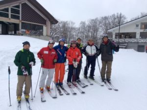 コロンビアの田代久美子赤倉スキー学校校長と歓談 彼女の幼少の頃、合宿の思い出等々。